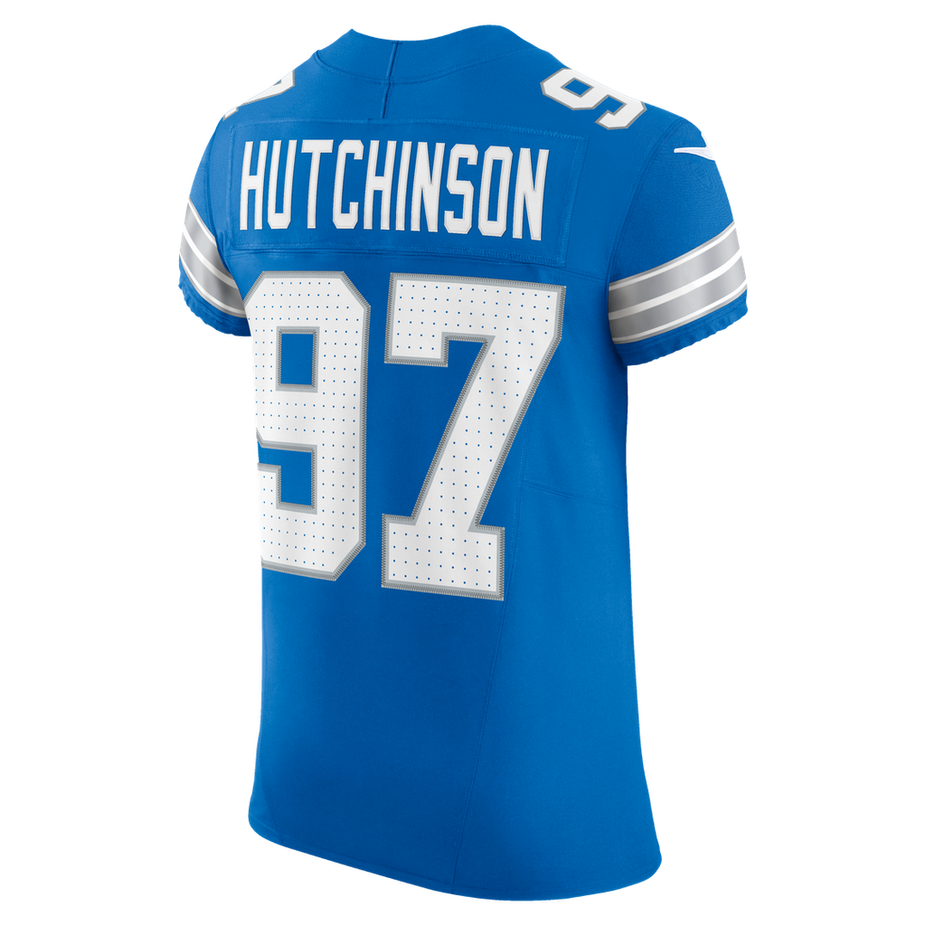 Aidan Hutchinson Detroit Lions Black Alternate Vapor F.U.S.E. Elite Jersey