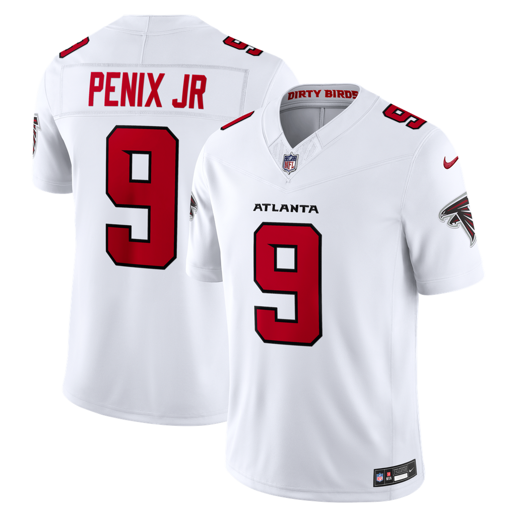 Michael Penix Jr. Atlanta Falcons White Vapor F.U.S.E. Stitched Limited Jersey