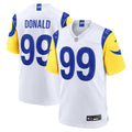 Aaron Donald Los Angeles Rams White Game Jersey