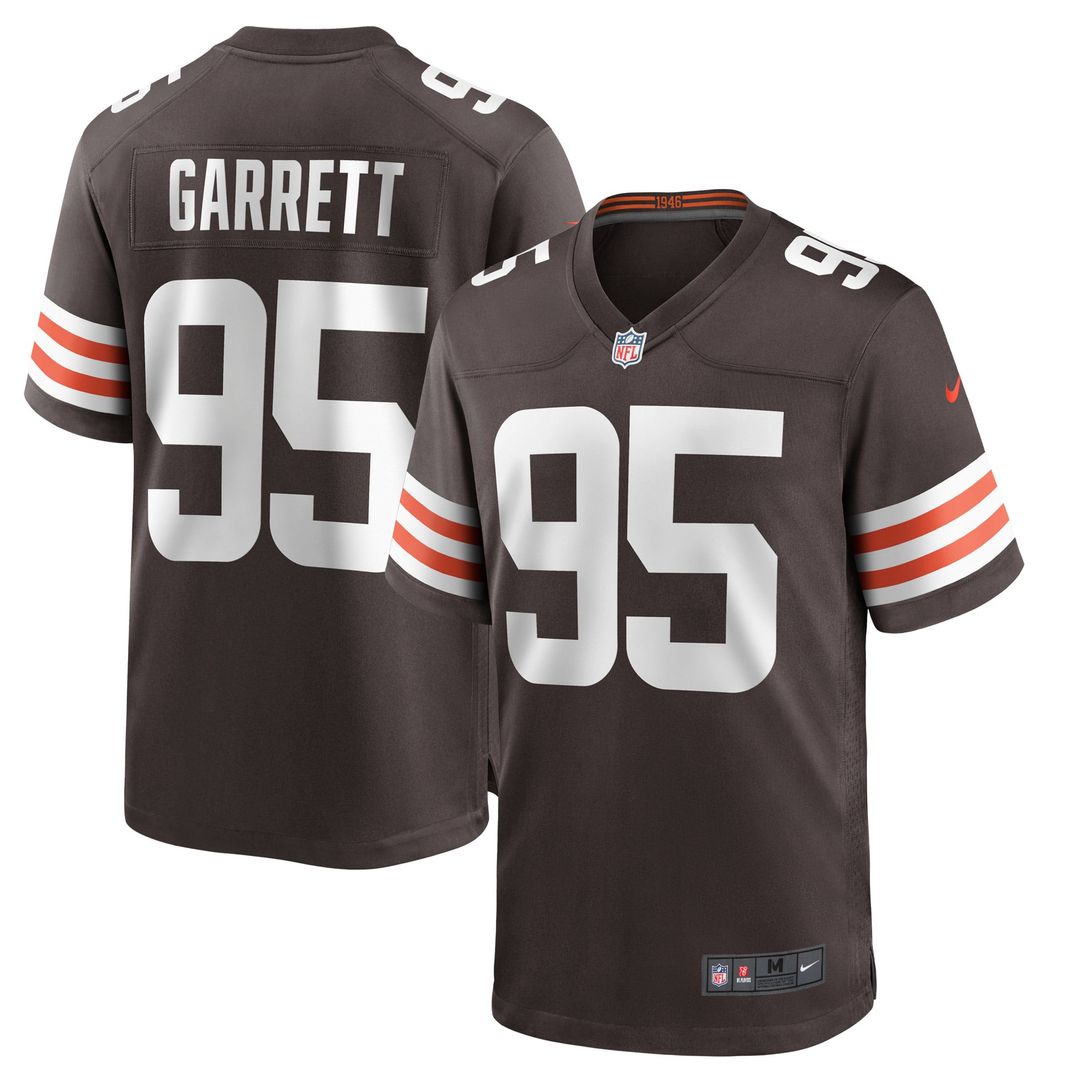 Myles Garrett Cleveland Browns Brown Player Game Jersey