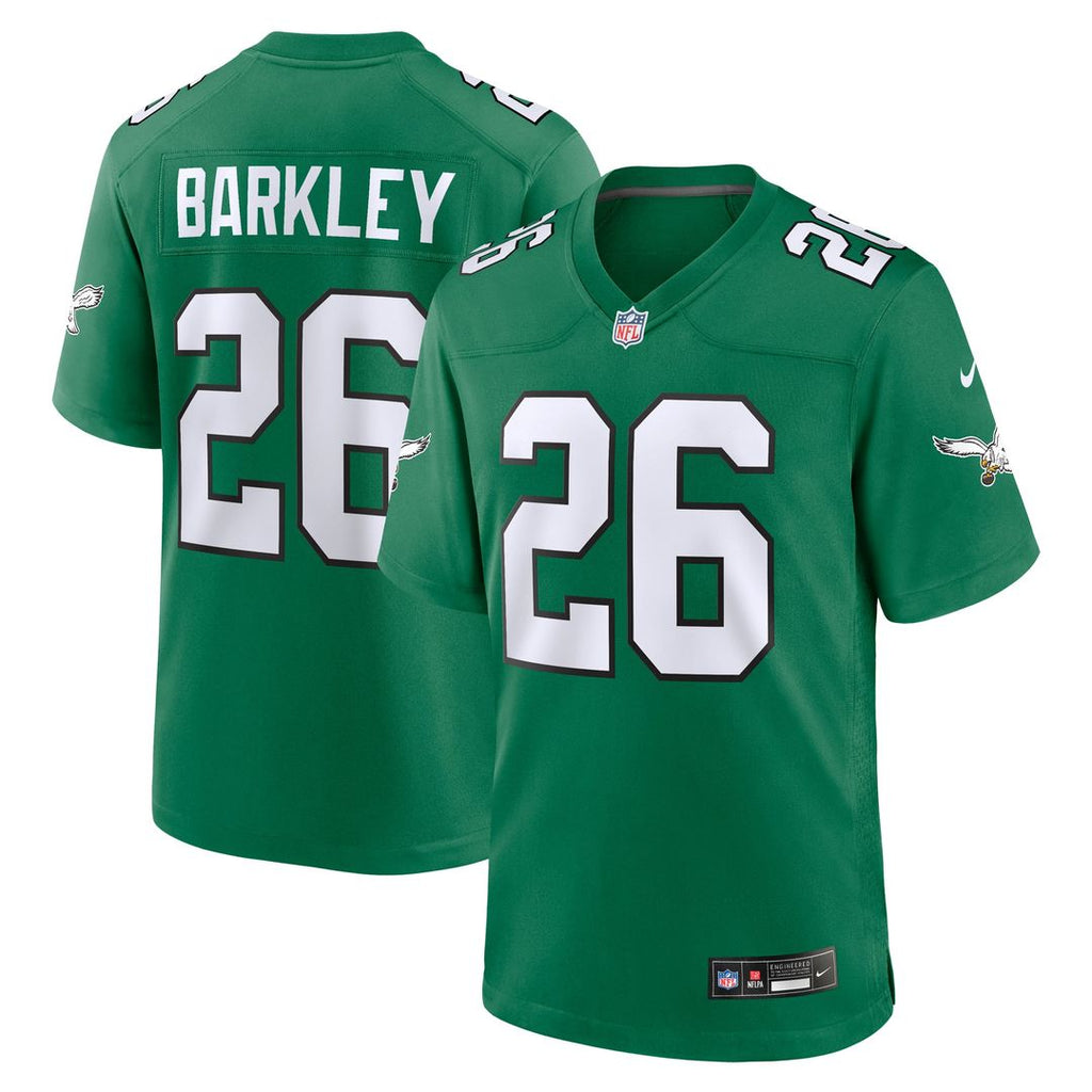 Saquon Barkley Philadelphia Eagles Kelly Green Alternate Game Jersey