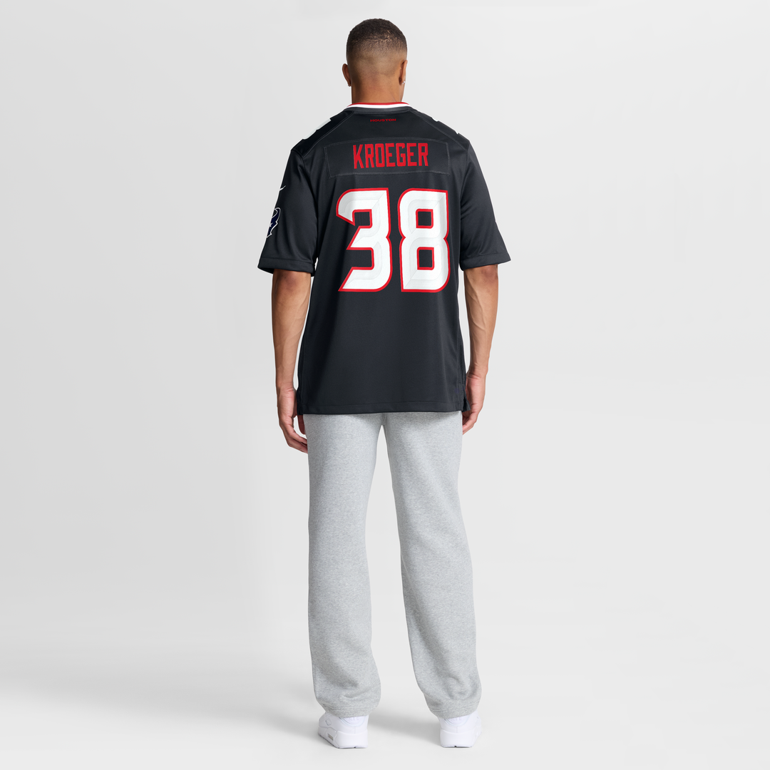Kai Kroeger Houston Texans Navy Team Game Jersey