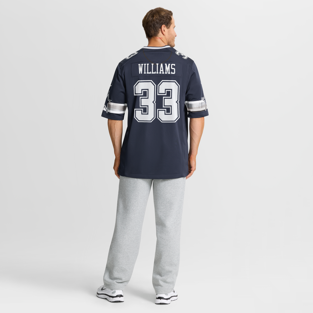 Javonte Williams Dallas Cowboys Navy Team Game Jersey