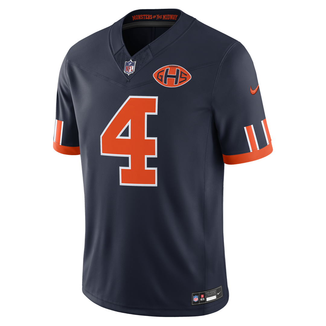 D'Andre Swift Chicago Bears Navy 2026 Rivalries Collection Stitched Limited Jersey