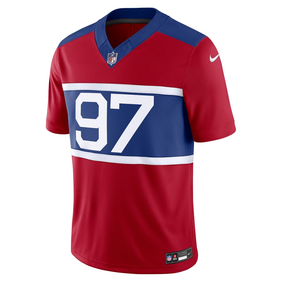 Dexter Lawrence II New York Giants Century Red Alternate Vapor F.U.S.E. Limited Jersey