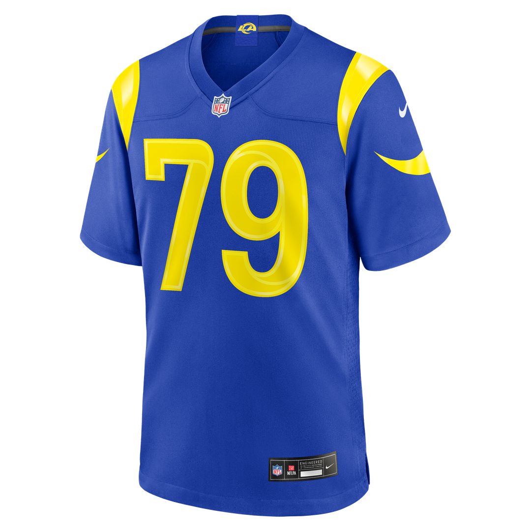 Keagen Trost Los Angeles Rams Royal Team Game Jersey