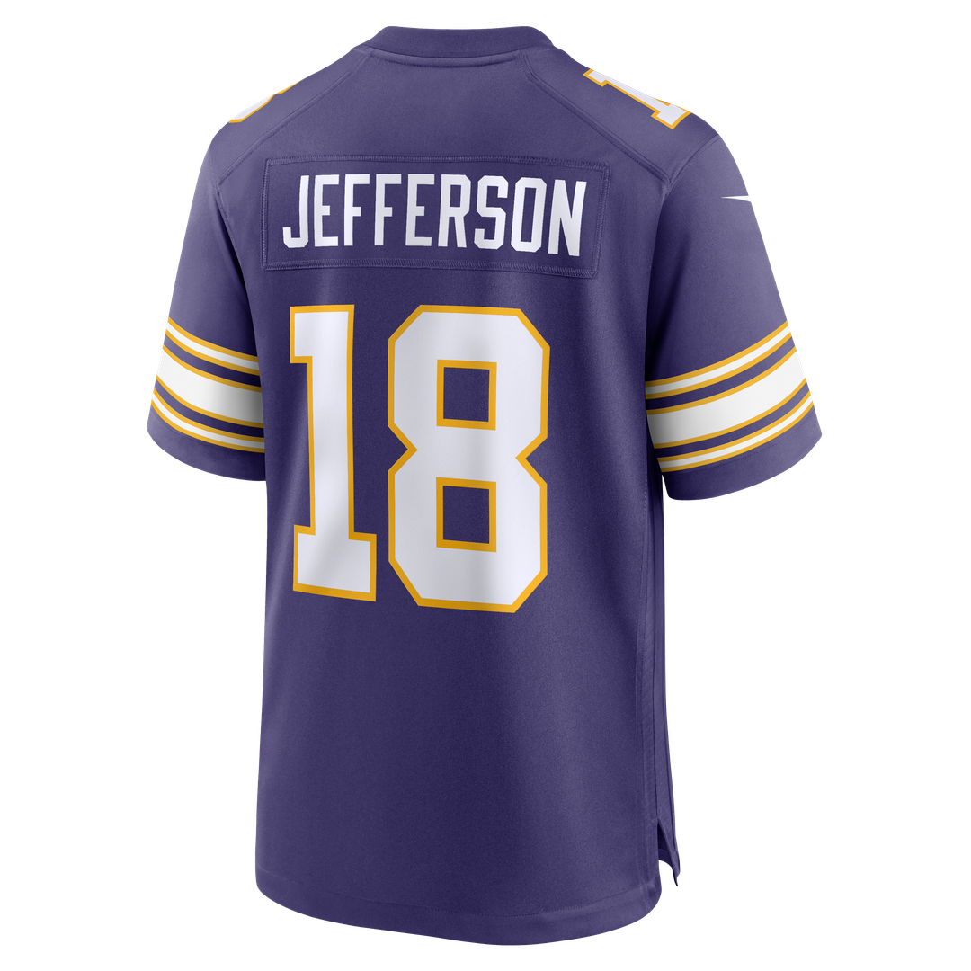 Justin Jefferson Minnesota Vikings Purple Classic Player Game Jersey