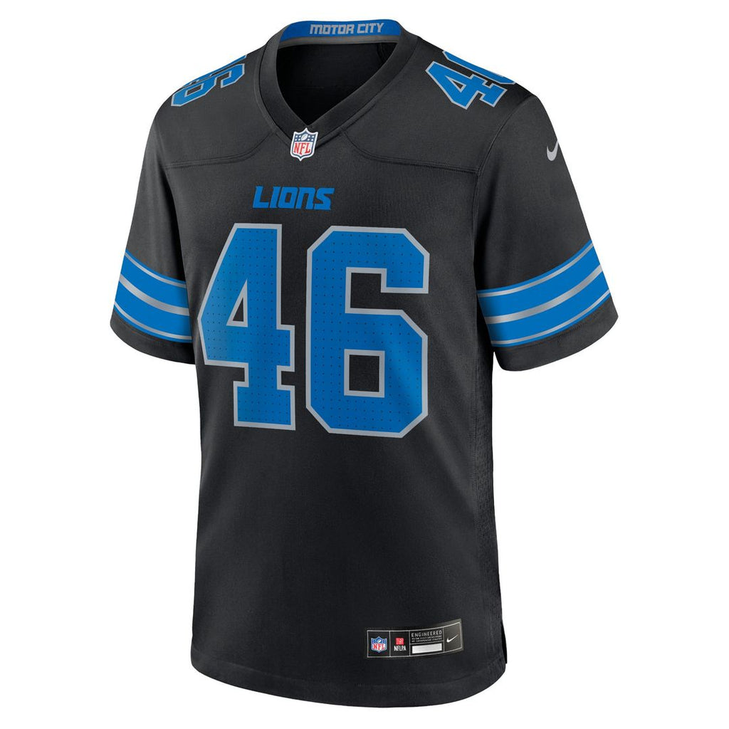 Jack Campbell Detroit Lions Black 2nd Alternate Game Jersey