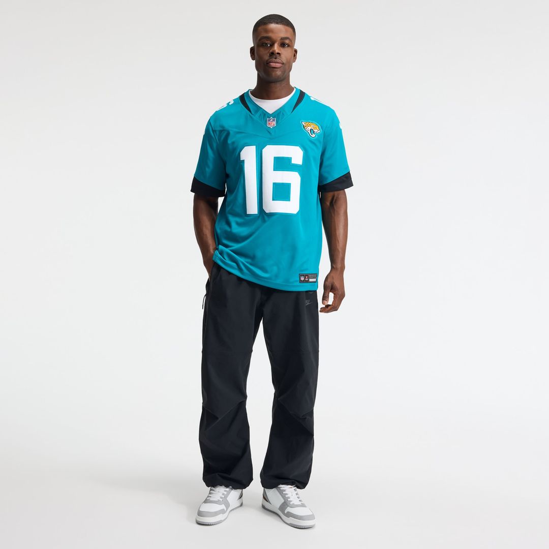 Trevor Lawrence Jacksonville Jaguars Teal Team Vapor F.U.S.E. Stitched Limited Jersey