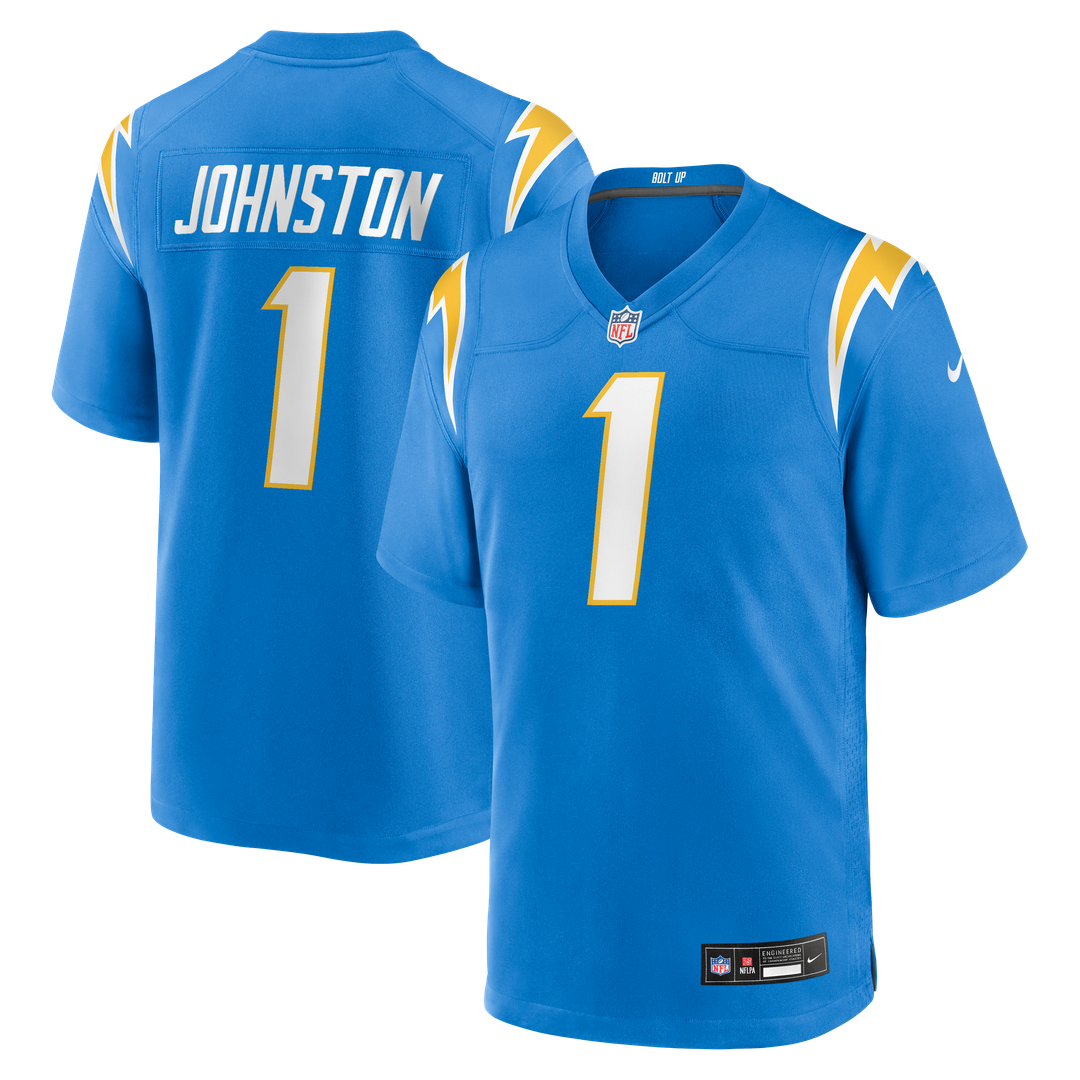 Quentin Johnston Los Angeles Chargers Powder Blue Game Player Jersey