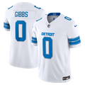 Jahmyr Gibbs Detroit Lions White Vapor F.U.S.E. Stitched Limited Jersey