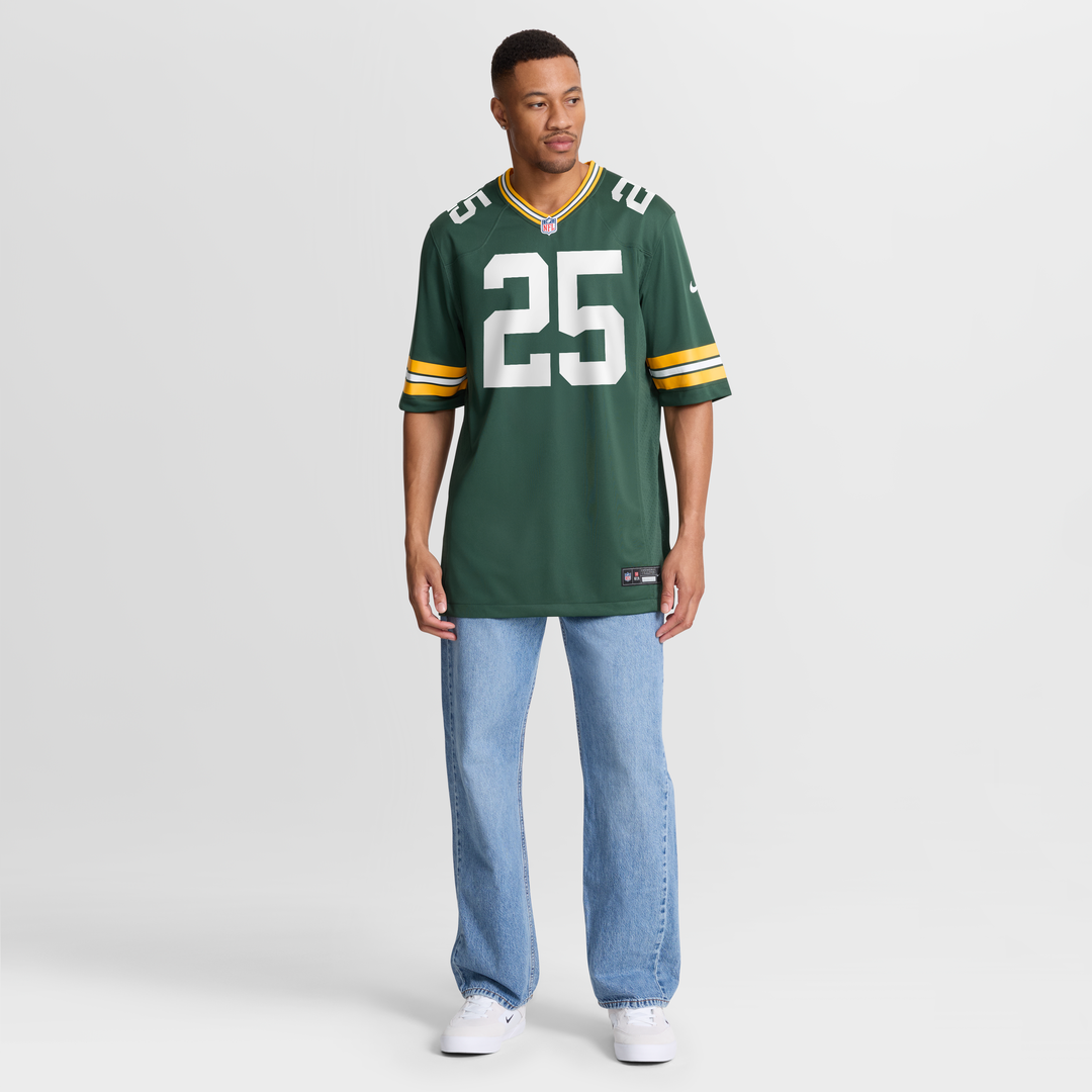 Keisean Nixon Green Bay Packers Green Game Player Jersey
