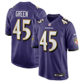 Mike Green Baltimore Ravens Purple Team Game Jersey