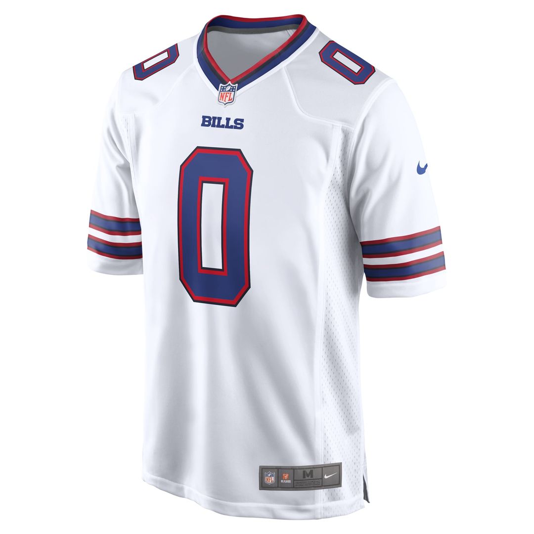 Keon Coleman Buffalo Bills White Game Jersey