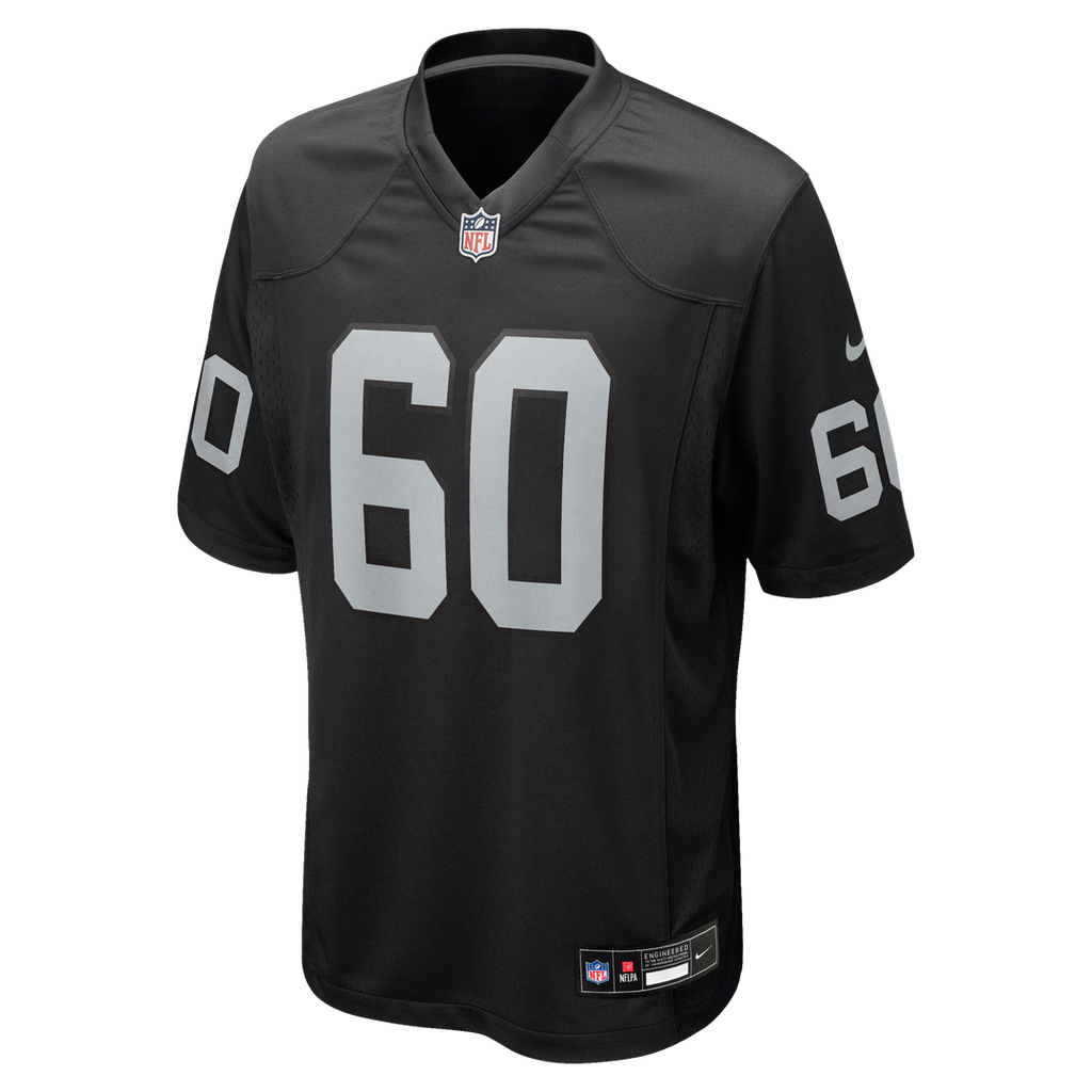 Charles Grant Las Vegas Raiders Black Team Game Jersey