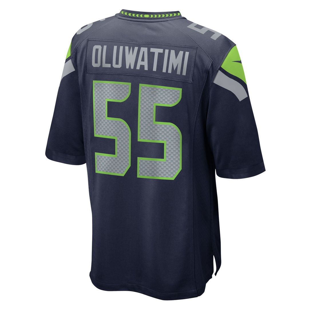 Olu Oluwatimi Seattle Seahawks College Navy Team Game Jersey