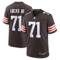 Cornelius Lucas Cleveland Browns Brown Team Game Jersey