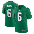 DeVonta Smith Philadelphia Eagles Kelly Green Alternate Game Player Jersey