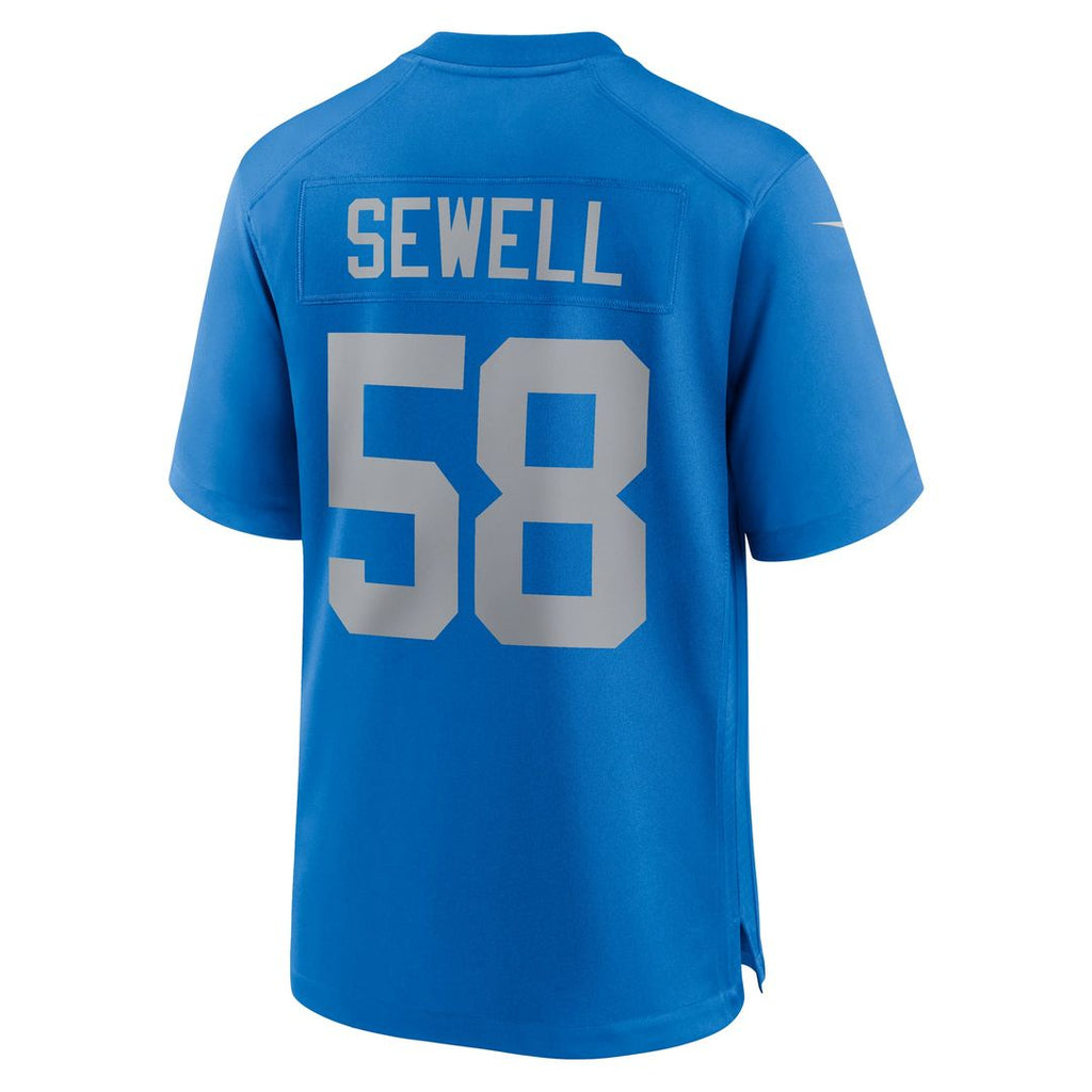 Penei Sewell Detroit Lions Blue Alternate Game Jersey
