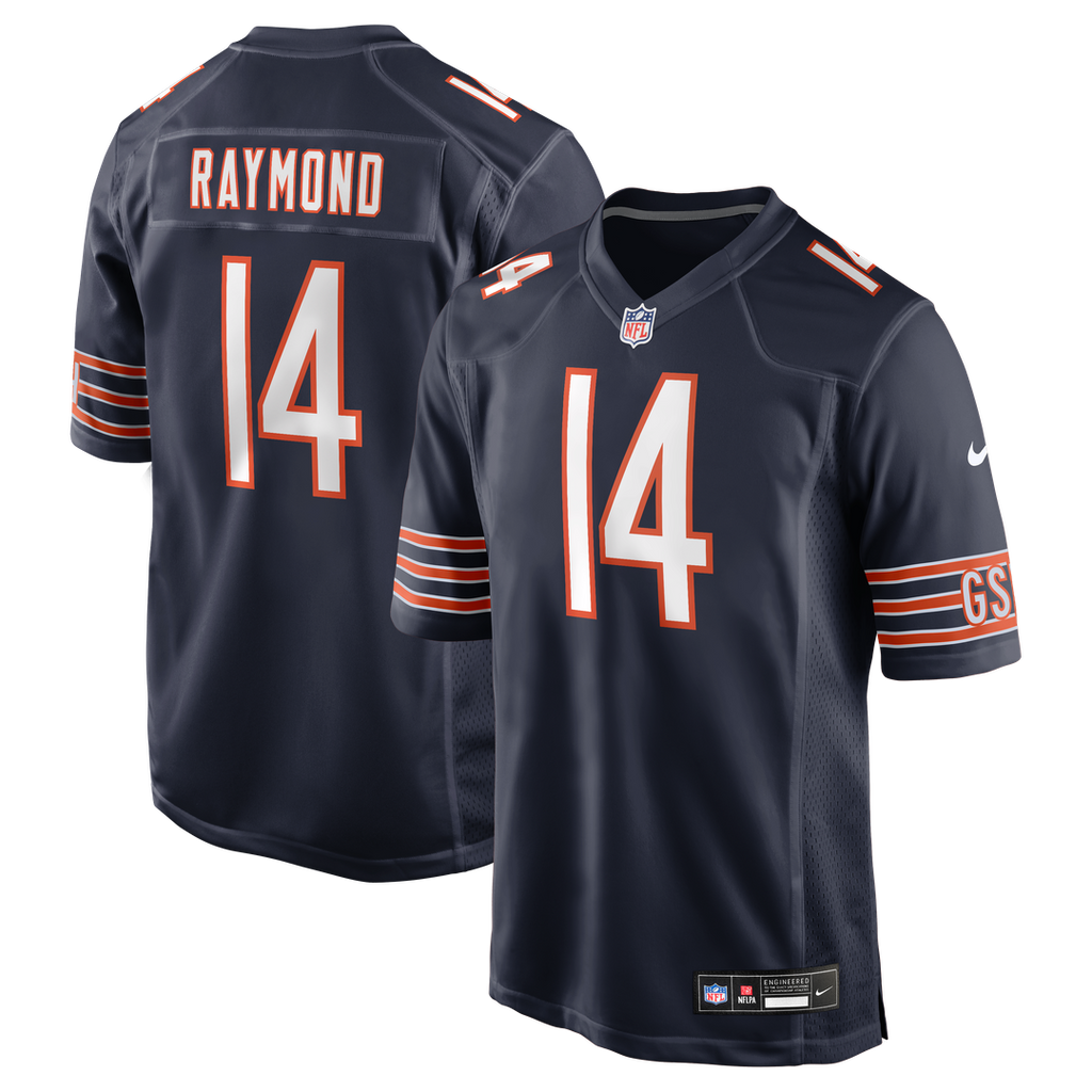 Kalif Raymond Chicago Bears Navy Team Game Jersey