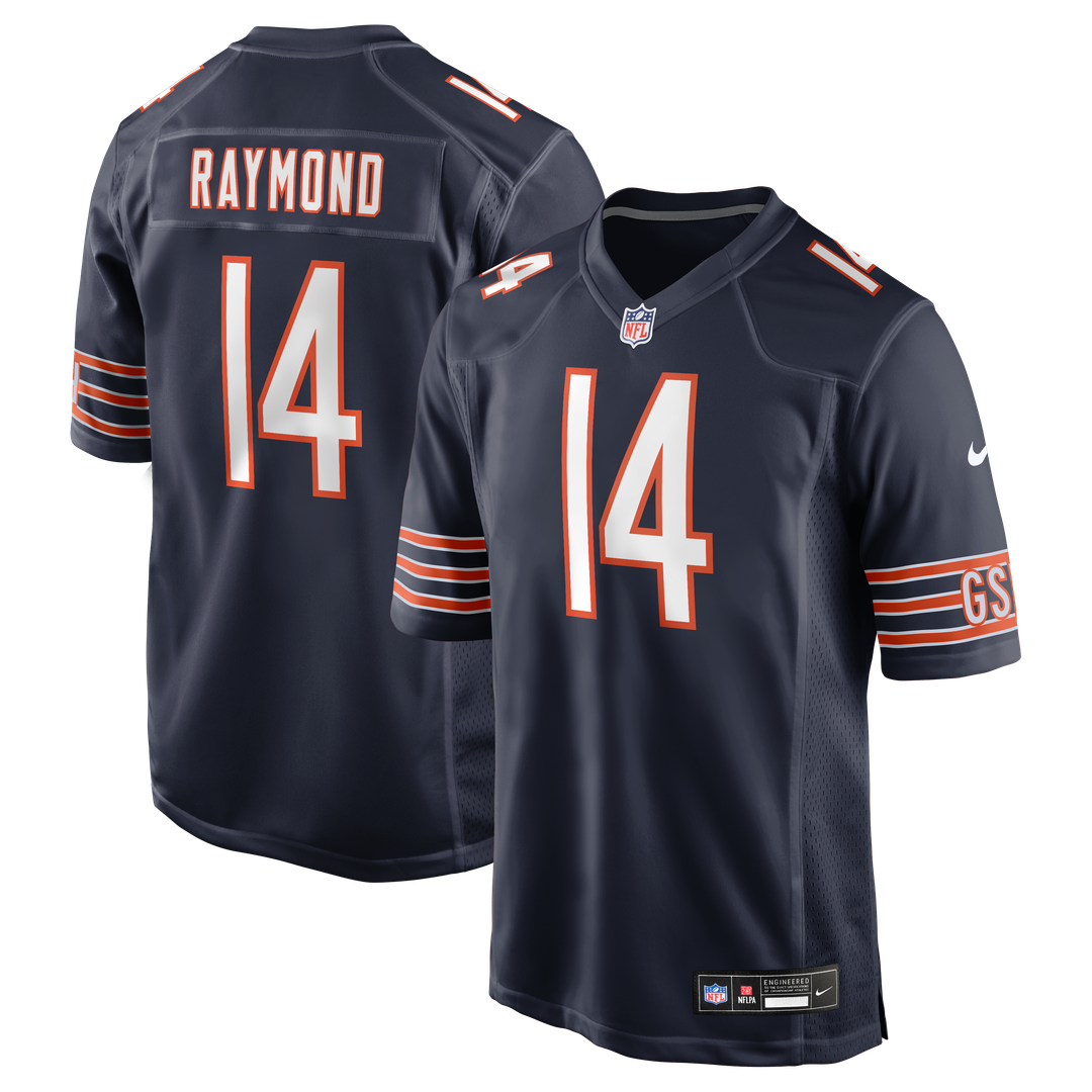 Kalif Raymond Chicago Bears Navy Team Game Jersey