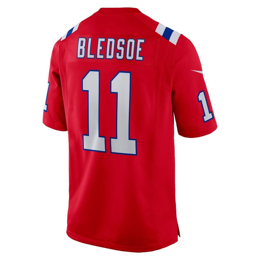 Drew Bledsoe New England Patriots Red Retired Player Alternate Game Jersey
