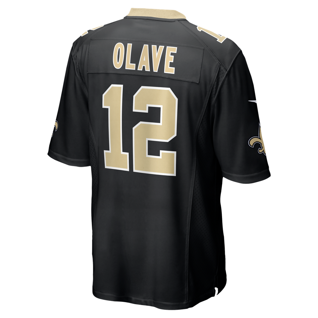 Chris Olave New Orleans Saints Black Player Game Jersey