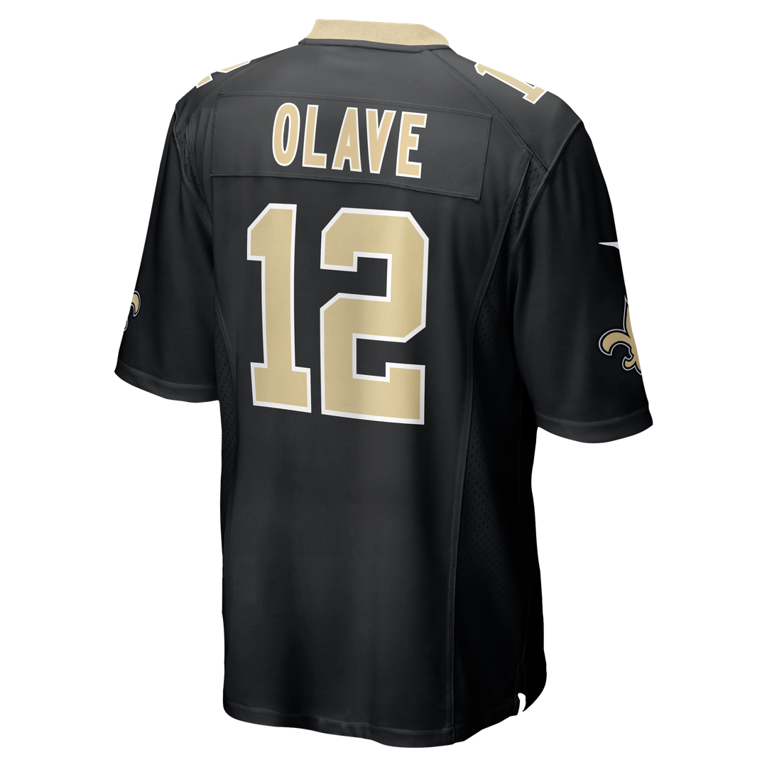 Chris Olave New Orleans Saints Black Player Game Jersey