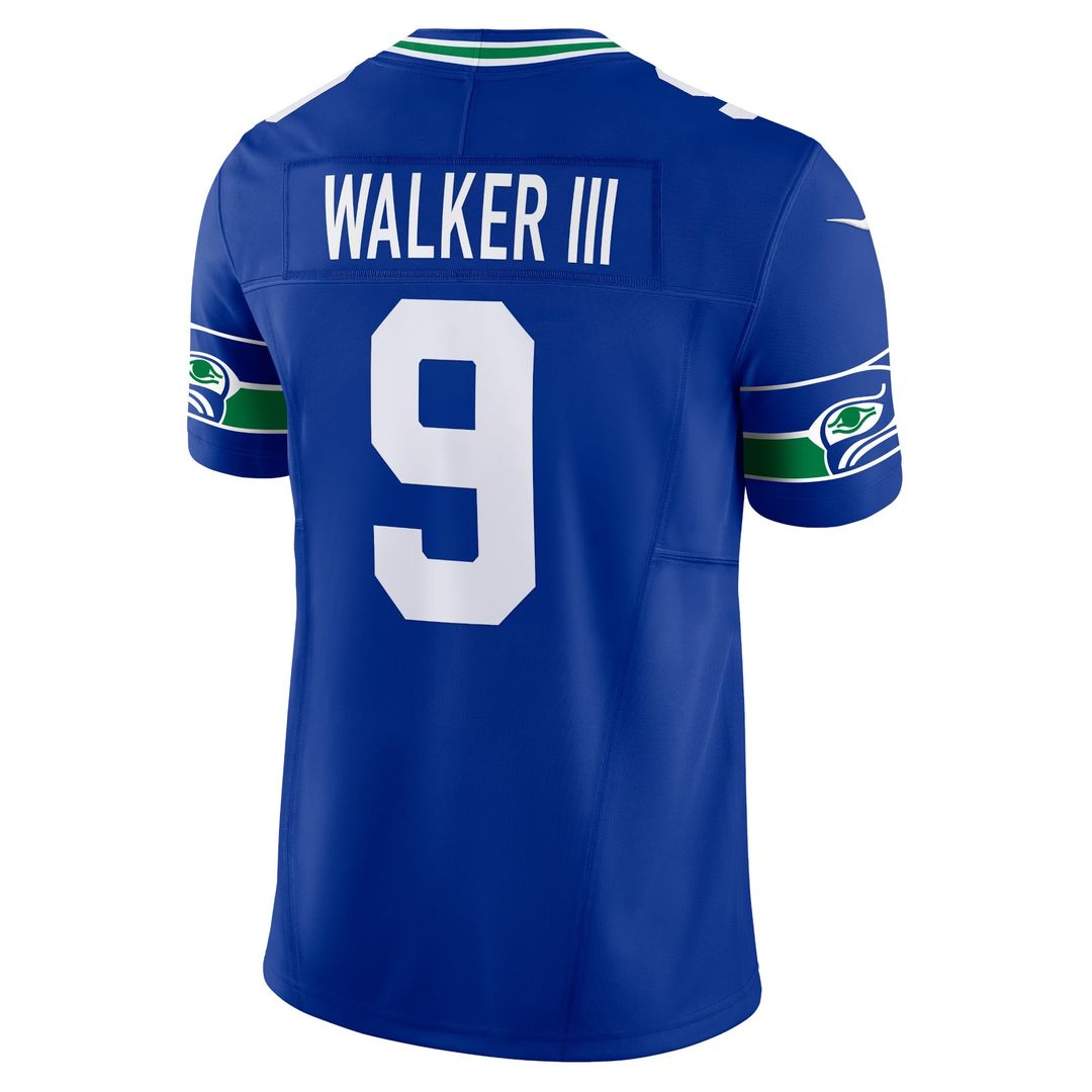 Kenneth Walker III Seattle Seahawks Royal Vapor F.U.S.E. Limited Jersey