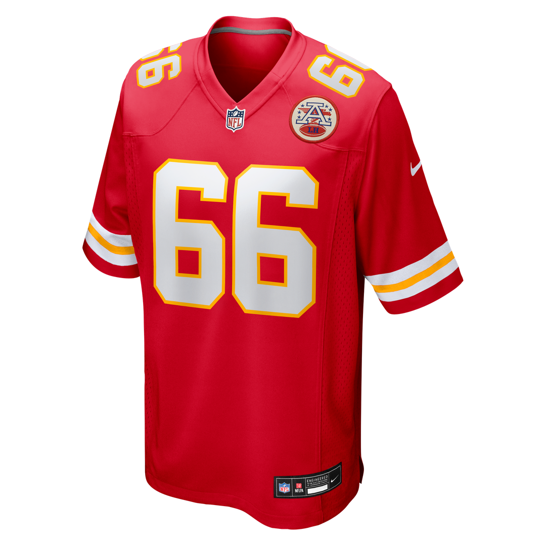 Mike Caliendo Kansas City Chiefs Red Game Player Jersey