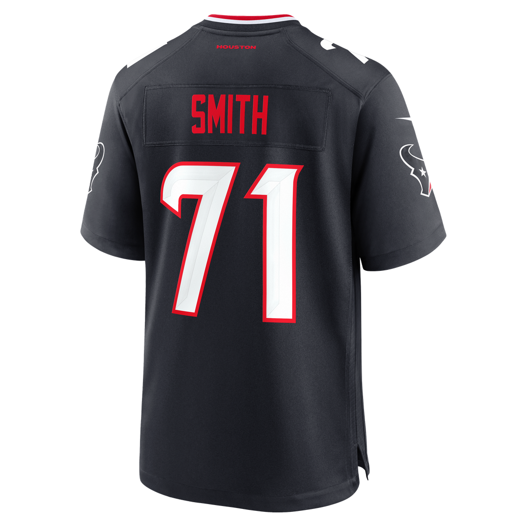 Braden Smith Houston Texans Navy Team Game Jersey