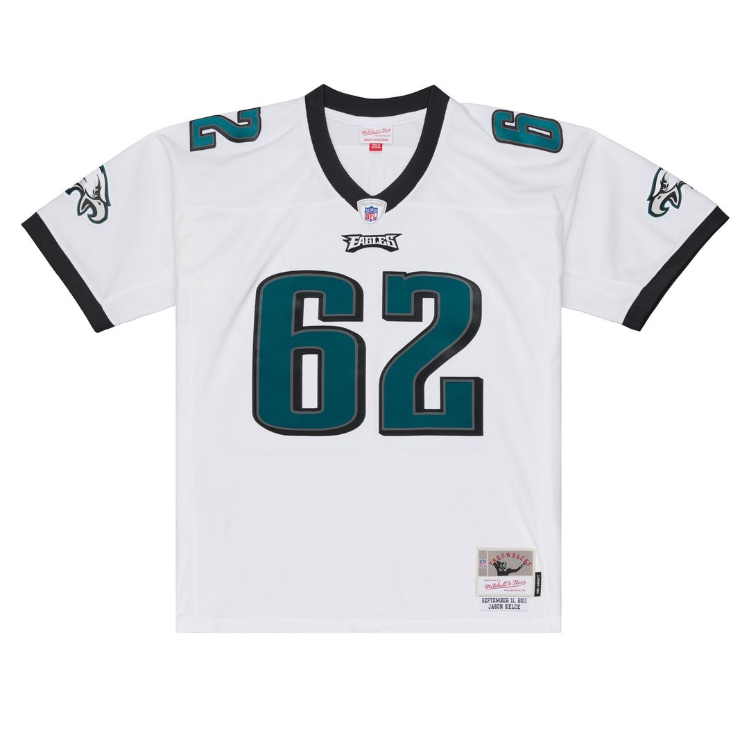 Jason Kelce Philadelphia Eagles White 2011 Legacy Replica Player Jersey