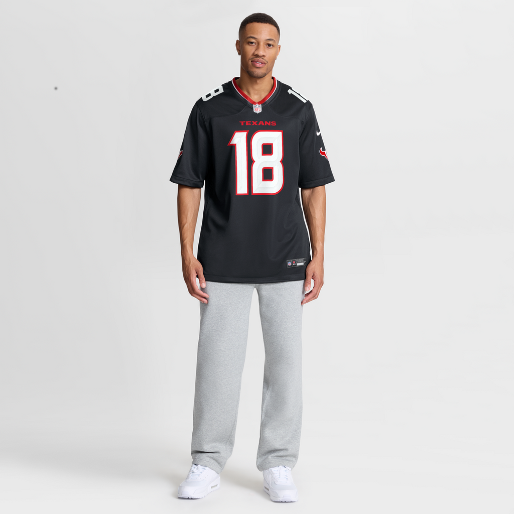 Graham Mertz Houston Texans Navy Team Game Jersey