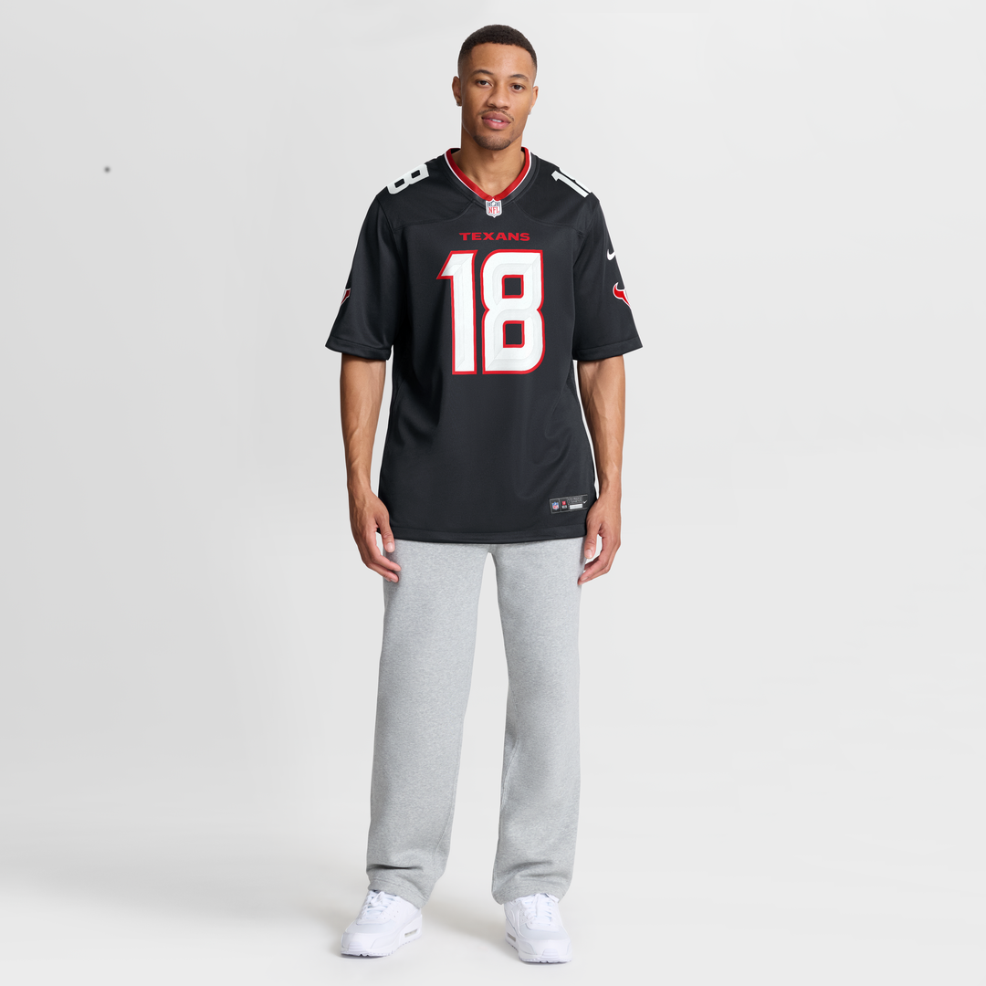 Graham Mertz Houston Texans Navy Team Game Jersey