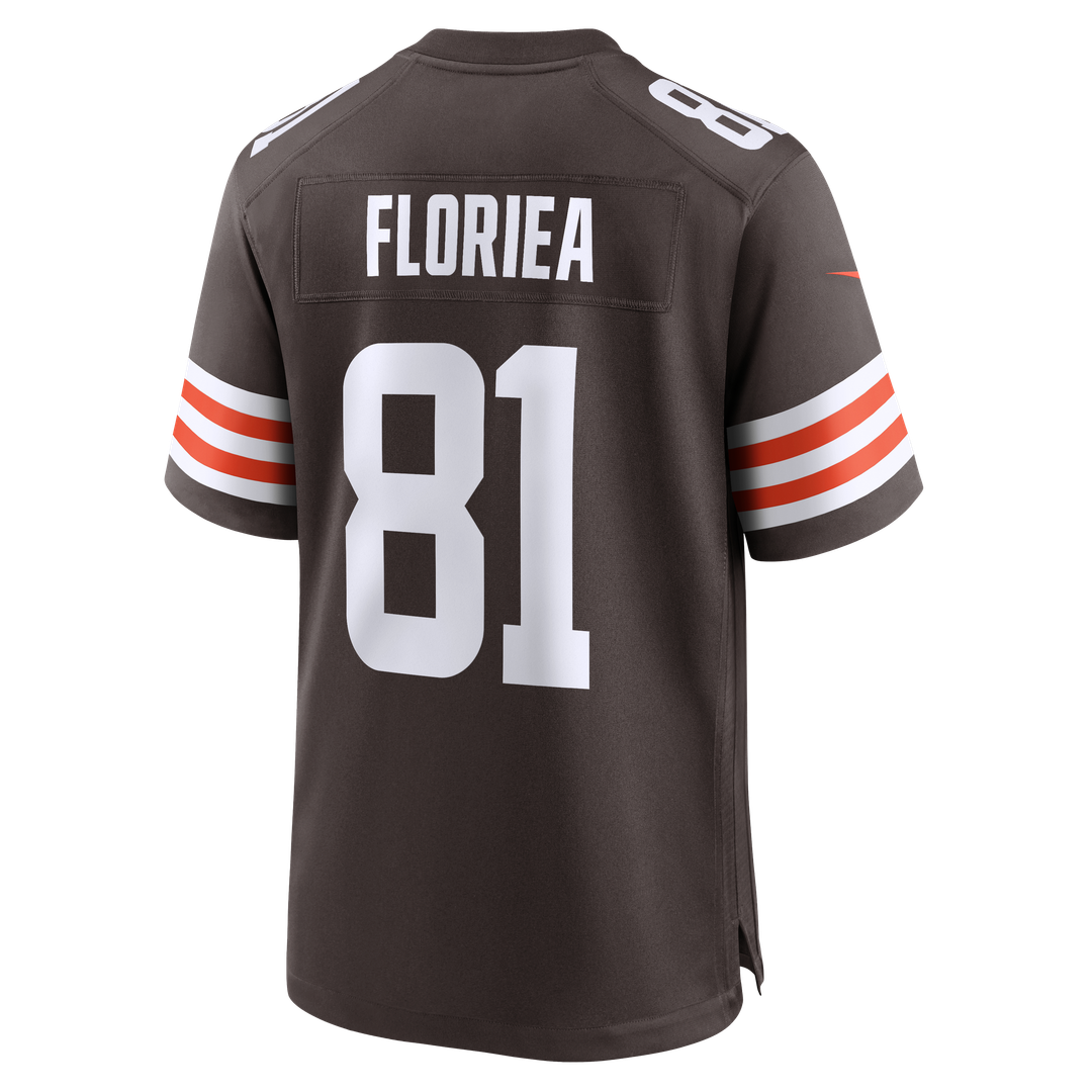 Luke Floriea Cleveland Browns Brown Team Game Jersey