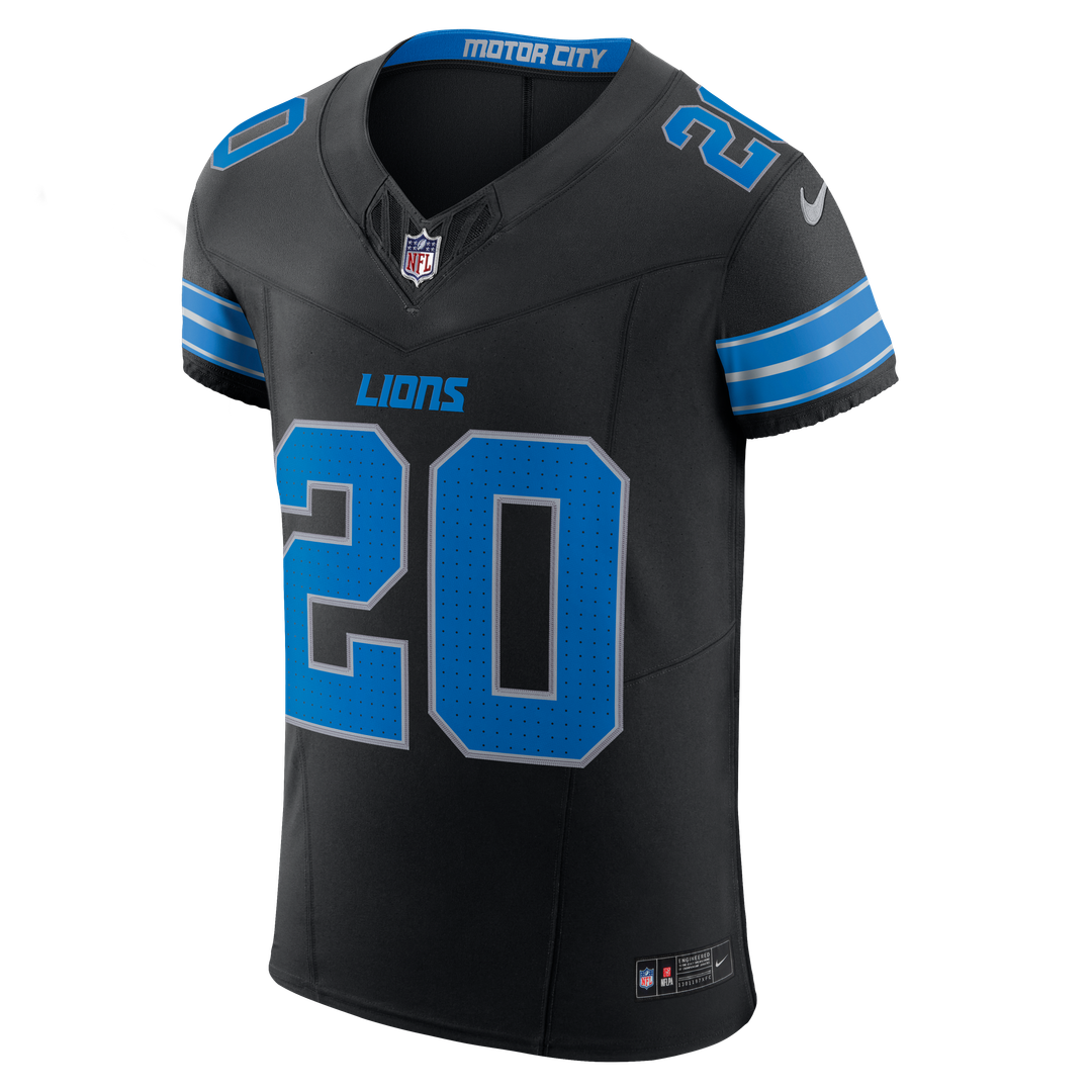 Barry Sanders Detroit Lions Black Alternate Vapor F.U.S.E. Elite Jersey