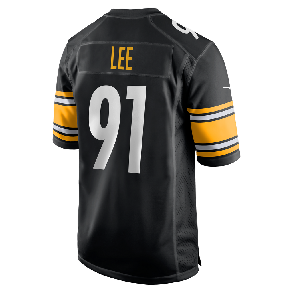 Logan Lee Pittsburgh Steelers Black Game Jersey