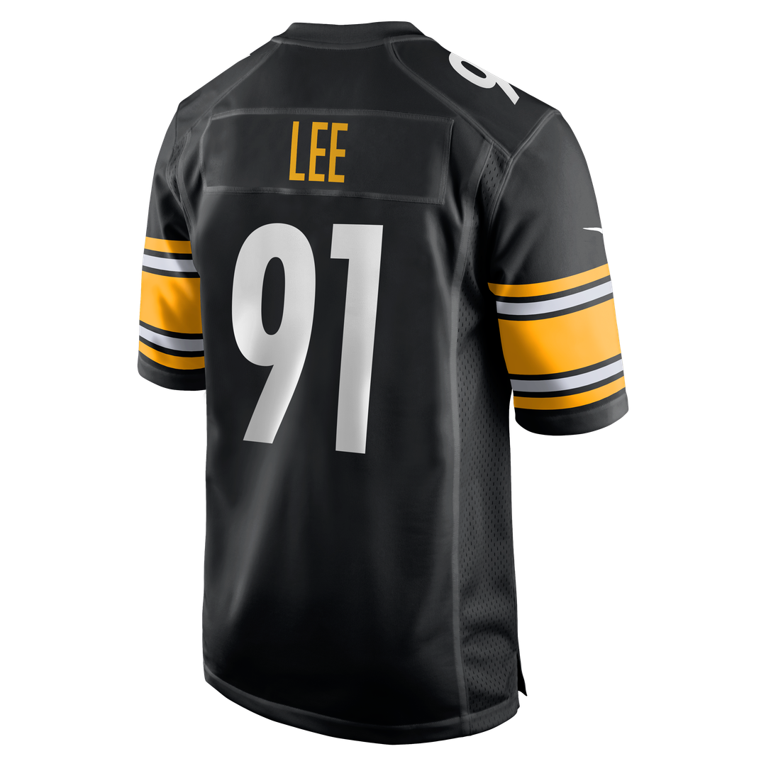 Logan Lee Pittsburgh Steelers Black Game Jersey