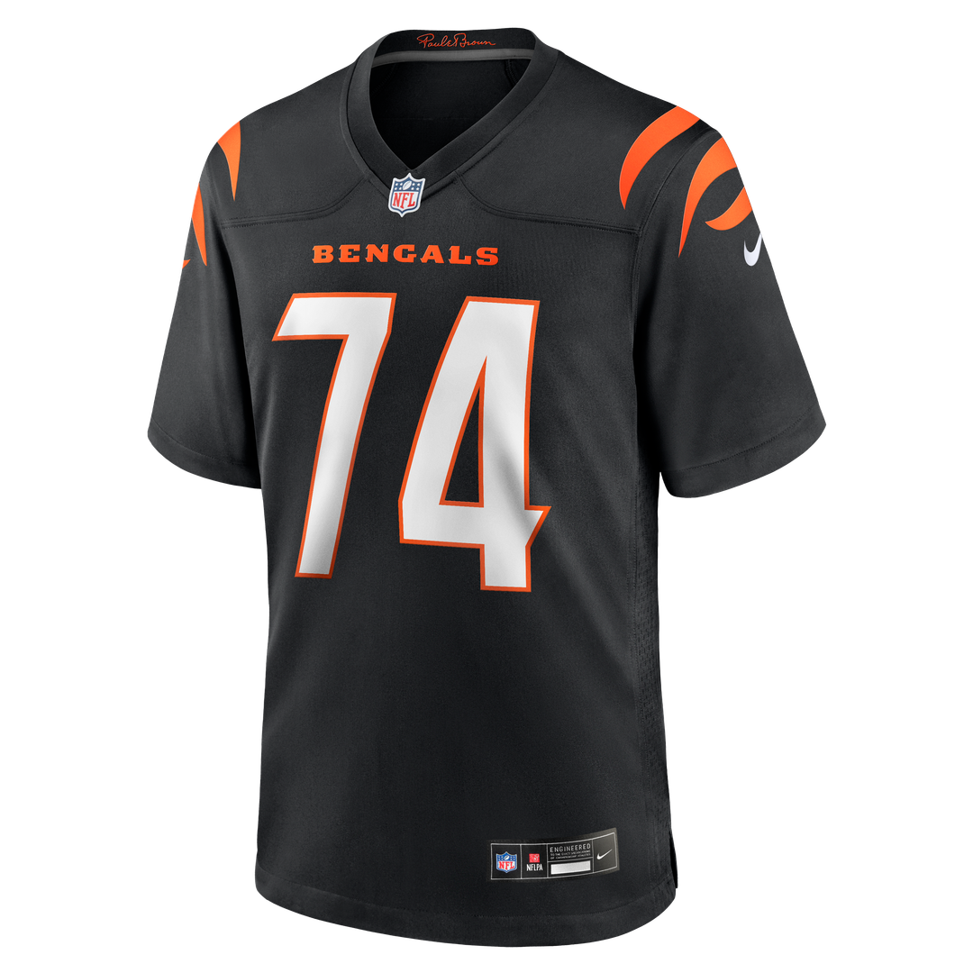 Jalen Rivers Cincinnati Bengals Black Team Game Jersey