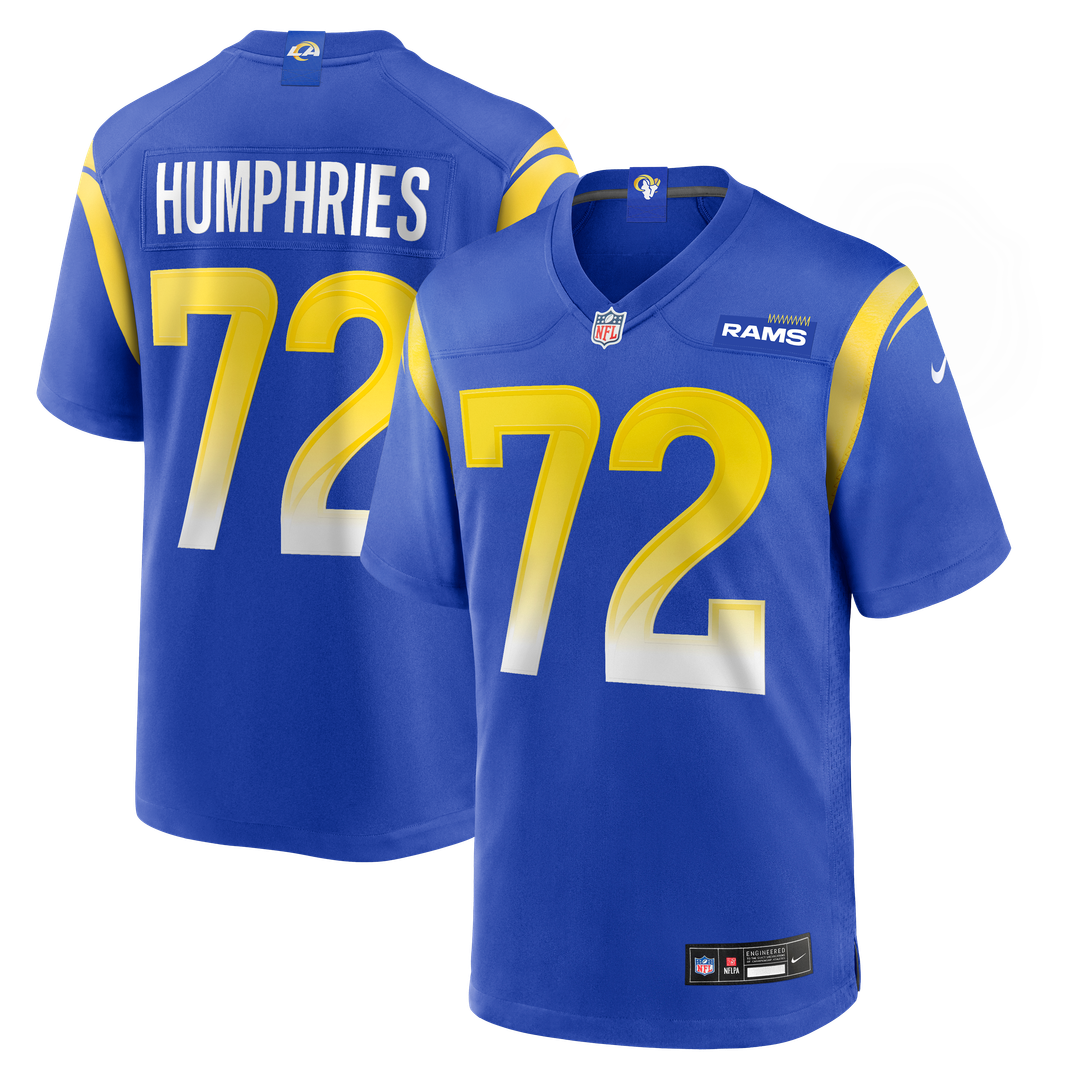 D.J. Humphries Los Angeles Rams Royal Team Game Jersey