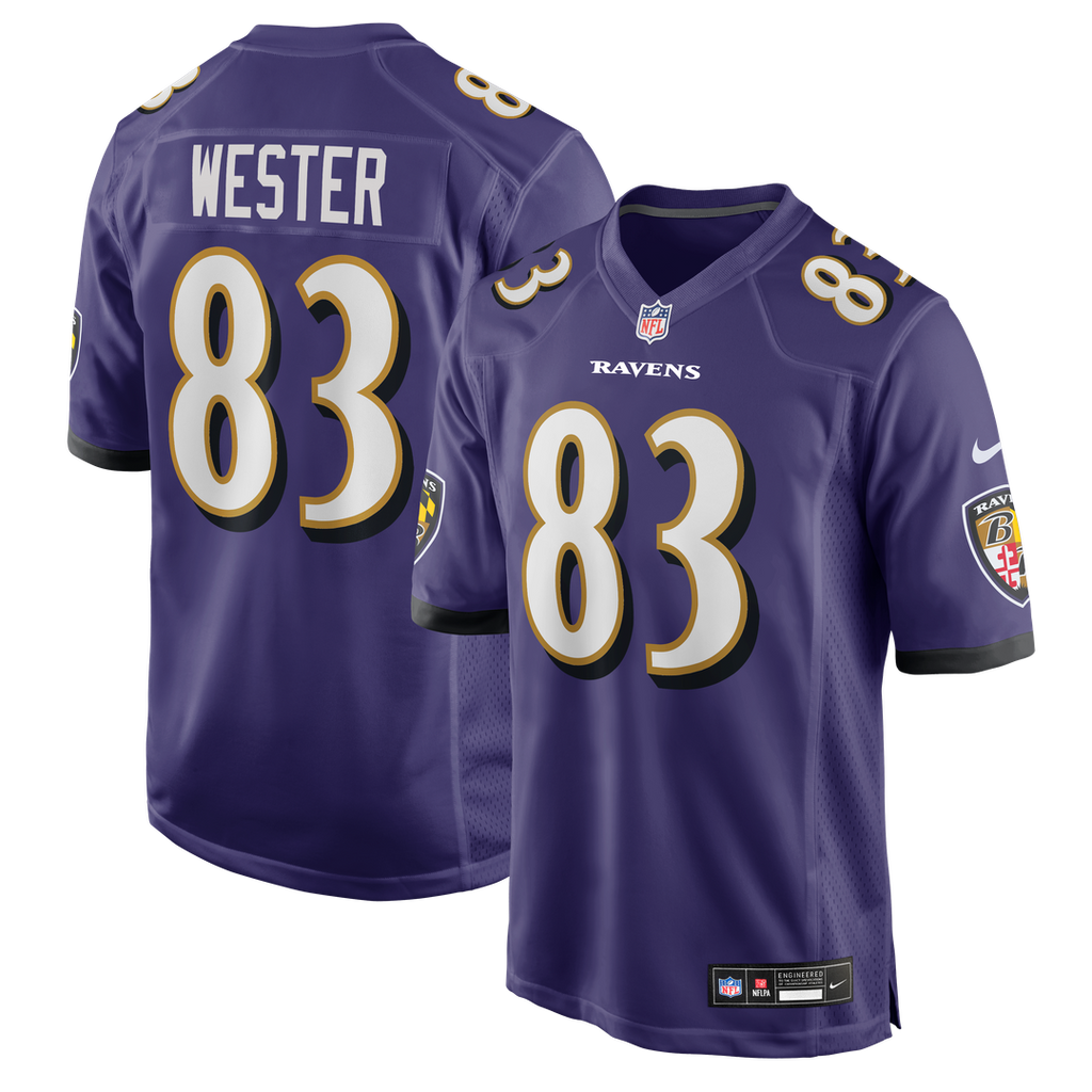 LaJohntay Wester Baltimore Ravens Purple Team Game Jersey