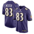 LaJohntay Wester Baltimore Ravens Purple Team Game Jersey