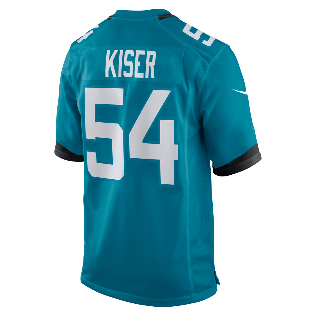 Jack Kiser Jacksonville Jaguars Teal Team Game Jersey