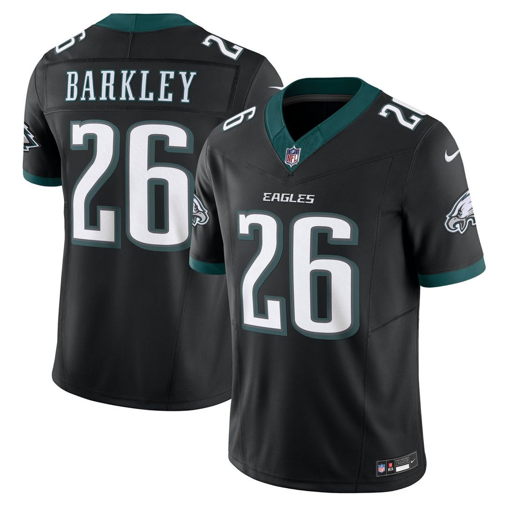 Saquon Barkley Philadelphia Eagles Black Vapor F.U.S.E. Limited Jersey