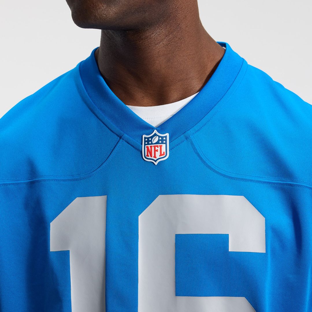 Jared Goff Detroit Lions Blue Alternate Game Jersey