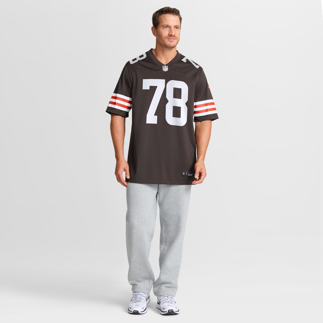 Jack Conklin Cleveland Browns Brown Team Game Jersey