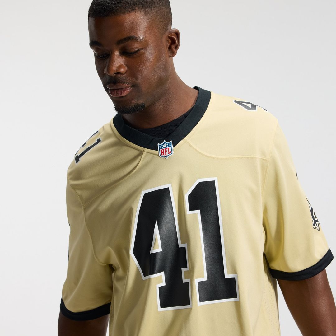 Alvin Kamara New Orleans Saints Gold Gameday Golds Alternate Game Player Jersey