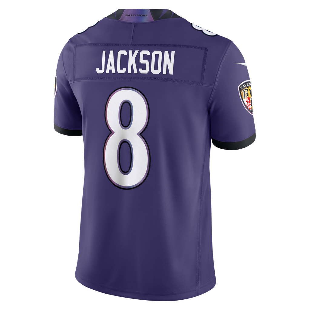 Lamar Jackson Baltimore Ravens White Vapor F.U.S.E. Stitched Limited Jersey
