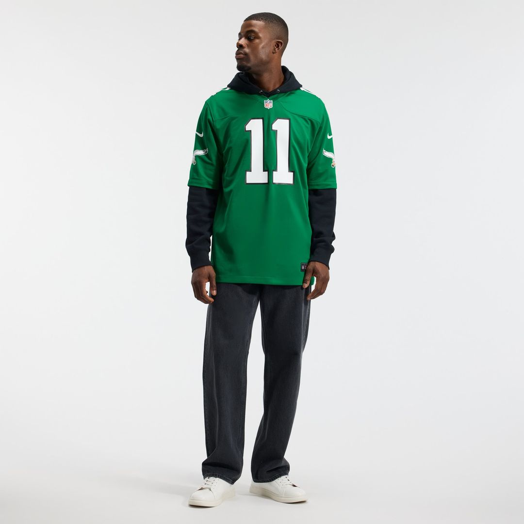 A.J. Brown Philadelphia Eagles Kelly Green Alternate Game Player Jersey