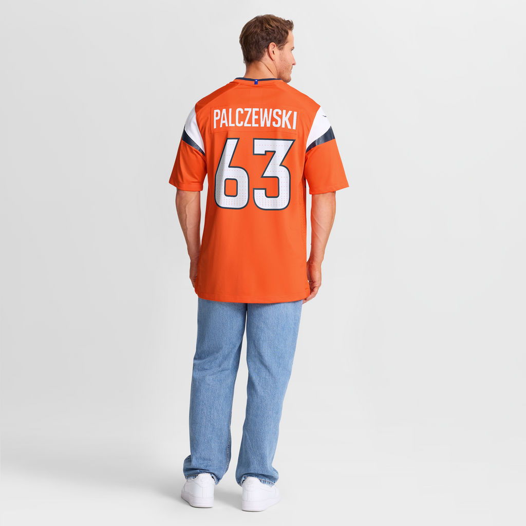 Alex Palczewski Denver Broncos Orange Team Game Jersey